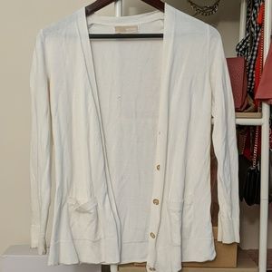 Michael Kors Cream/White Cardigan